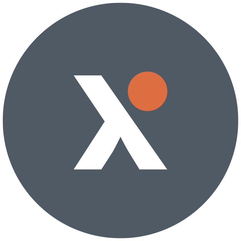 Xoompoint tunnus - sininen